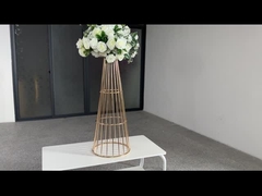 Горячая продажа свадебный центр золотой металлический цветочный стенд