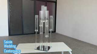 Напрямую с фабрики дешевле 8-ручные хрустальные свечи для украшения свадебного стола